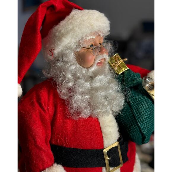 Vintage Holiday Creations 1995 Santa Claus Motionette 26" Tall Moves Works - Picture 10 of 16